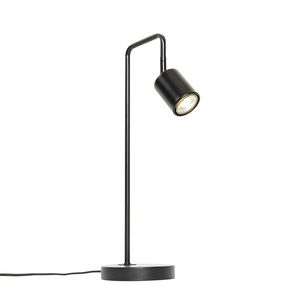Moderná stolná lampa čierna nastaviteľná - Java vyobraziť