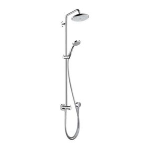 Hansgrohe Croma - Showerpipe 220 mm 1jet Reno, otočné sprchové rameno 400 mm, chróm 27224000 vyobraziť