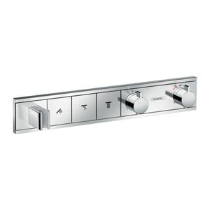 Hansgrohe RainSelect - Podomietkový termostatický modul pre 3 spotrebiče, chróm 15356000 vyobraziť