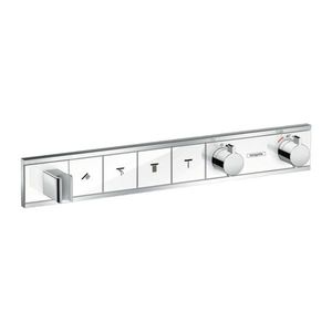 Hansgrohe RainSelect - Podomietkový termostatický modul pre 4 spotrebiče, biela/chróm 15357400 vyobraziť