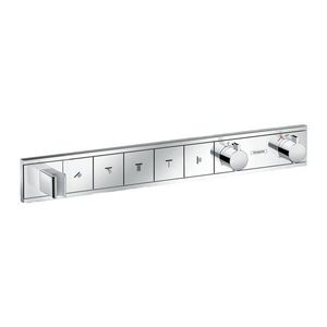 Hansgrohe RainSelect - Termostat pod omietku pre 5 spotrebičov, chróm 15358000 vyobraziť