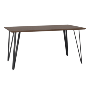 Jedálenský stôl, dub/čierna, 150x80 cm, FRIADO vyobraziť