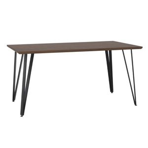 KONDELA Jedálenský stôl, dub/čierna, 150x80 cm, FRIADO vyobraziť