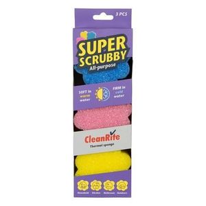 CLEANRITE SUPER SCRUBBY hubka 3ks 10x4cm vyobraziť