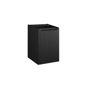 ArtCom Závesná skrinka do kúpeľne NOVA Black 81-40-1D | 40 cm s košom na prádlo vyobraziť