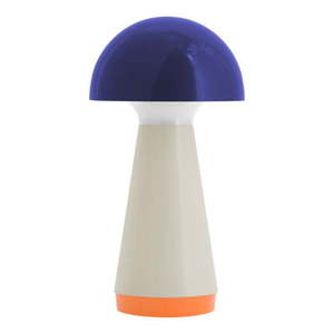 LED stmievateľná stolová lampa v tmavo modrej a béžovej farbe (výška 18 cm) Bobbi – Remember vyobraziť
