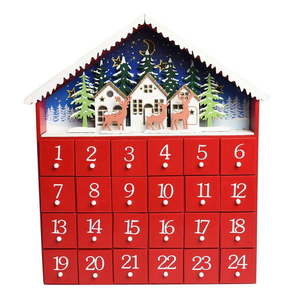 Adventný kalendár Red House LED – Rex London vyobraziť