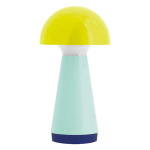 LED stmievateľná stolová lampa v žltej a svetlomodrej farbe (výška 18 cm) Bobbi – Remember vyobraziť