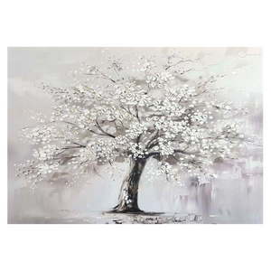 Obraz s ručne maľovanými prvkami 70x100 cm White Tree – Styler vyobraziť