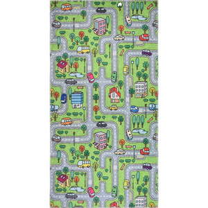 Zelený detský koberec 80x150 cm Green Neighborhood – Vitaus vyobraziť