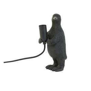 Matne čierna stolová lampa (výška 24 cm) Penguin – Light & Living vyobraziť