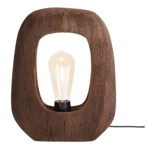 Hnedá stolová lampa (výška 30 cm) Kelafo – Light & Living vyobraziť