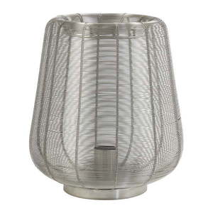 Sivá stolová lampa s kovovým tienidlom (výška 31, 5 cm) Adeta – Light & Living vyobraziť