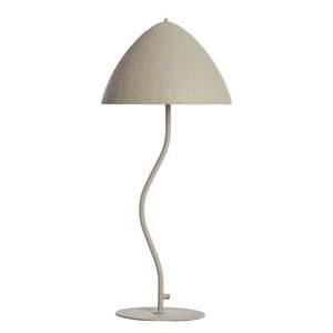 Svetlosivá stolová lampa s kovovým tienidlom (výška 67 cm) Elimo – Light & Living vyobraziť