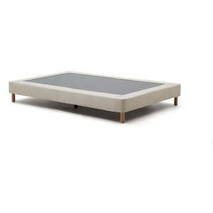 Béžová čalúnená jednolôžková posteľ 90x200 cm Ofelia – Kave Home vyobraziť