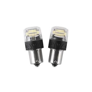 Autožiarovka LED BA15S 12V CARCLEVER 16LED 2835SMD biela 2ks vyobraziť