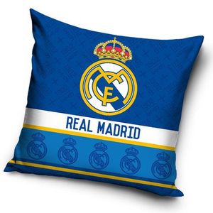 Carbotex Obliečka na vankúšik Real Madrid Blue Shields, 40 x 40 cm vyobraziť