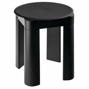 MARPLAST A56013 Colored kúpeľňová stolička 37 x 39 x 37 cm, ABS/čierna mat vyobraziť