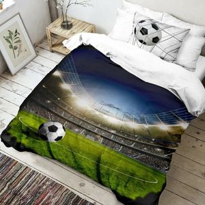 Kvalitex Bavlnené obliečky Futbal 3D, 140 x 200 cm, 70 x 90 cm vyobraziť