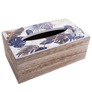 Drevená krabička na vreckovky Tropical blue, 24 x 9, 5 x 13, 5 cm vyobraziť