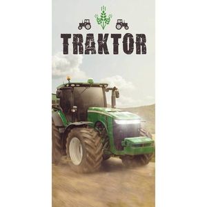 Jerry Fabrics Detská osuška s potlačou - Traktor | 70 x 140 cm vyobraziť