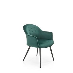 Jedálenská stolička K468 tmavo zelená vyobraziť