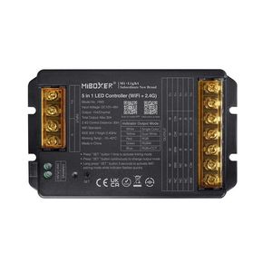 LED Solution Mi-Light MiBoxer WIFI+RF Prijímač 30A 5v1 pre LED pásiky HW5 vyobraziť