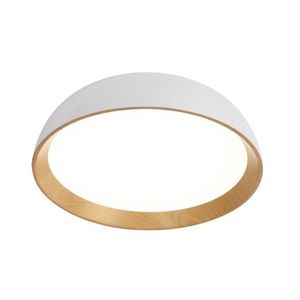 Candellux Biele LED stropné svietidlo Calabria s dreveným dekorom okrúhle 24W 14-24138 vyobraziť