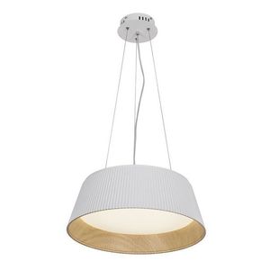 Candellux Biele závesné LED svietidlo Umbria s dreveným dekorom 24W 31-24176 vyobraziť