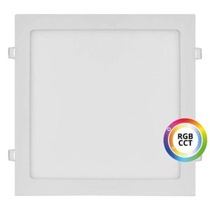 T-LED Biely vstavaný LED panel hranatý 300 x 300mm 36W 24V RGB+CCT 102337 vyobraziť