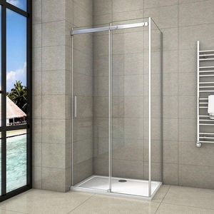 H K - Obdĺžnikový sprchovací kút HARMONY F2 100x80cm L/P variant vrátane sprchovej vaničky z liateho mramoru SE-HARMONYF210080/THOR-10080 vyobraziť