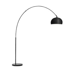 Blumfeldt Nael, oblúková lampa, strieborné tienidlo, mramorová základňa, E27, sieťový kábel: 2 m vyobraziť