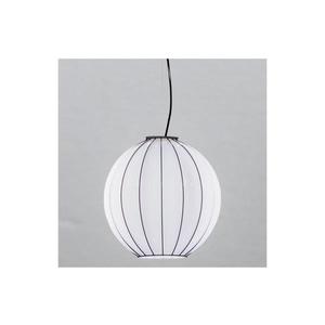 SIRU SIRU - Luster na lanku SFERA 1xE27/60W/230V pr. 32 cm čierna/biela benátske sklo vyobraziť