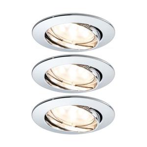 Paulmann Paulmann 92821 - SADA 3x LED/7W IP23 Kúpeľňové podhľadové svietidlo COIN 230V vyobraziť