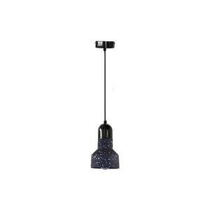 Luster na lanku TERRAZZO 1xE27/60W/230V pr. 12 cm čierna vyobraziť