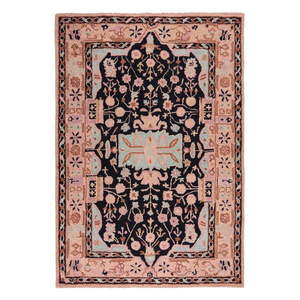 Ružový ručne tkaný vlnený koberec 200x290 cm Blossom Traditional – Flair Rugs vyobraziť