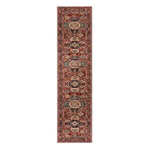 Červený behúň 60x230 cm Gillingham – Flair Rugs vyobraziť