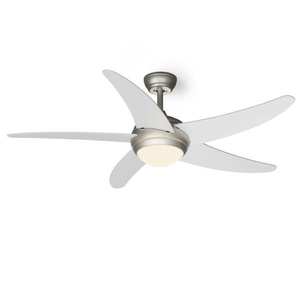 Klarstein Bolero 2 v 1 Smart, stropný ventilátor, Ø 132 cm, svetlo 55 W, diaľkové ovládanie, ovládanie cez aplikáciu, 2 smery chodu vyobraziť