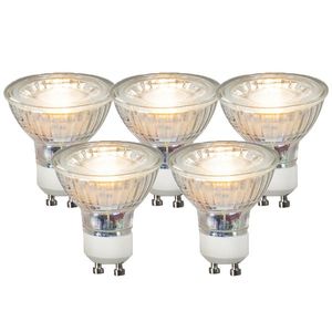 Sada 5 ks GU10 LED svietidiel COB 3, 5W 330 lm 3000K vyobraziť