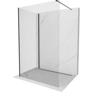 MEXEN/S - Kioto Sprchová zástena WALK-IN 110 x 80 cm, transparent, čierna 800-110-212-70-00-080 vyobraziť