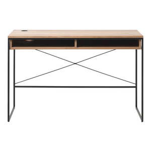 Pracovný stôl s doskou v dubovom dekore 60x120 cm Rivoli – Unique Furniture vyobraziť