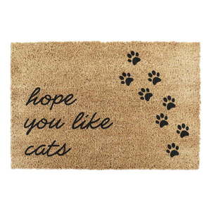 Rohožka z kokosového vlákna 60x90 cm Hope You Like Cats – Artsy Doormats vyobraziť