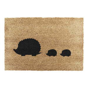 Rohožka z kokosového vlákna 40x60 cm Hedgehog Family – Artsy Doormats vyobraziť