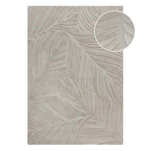 Sivý vlnený koberec Flair Rugs Lino Leaf, 160 x 230 cm vyobraziť