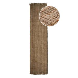 Hnedý jutový behúň Flair Rugs Jute, 60 x 230 cm vyobraziť