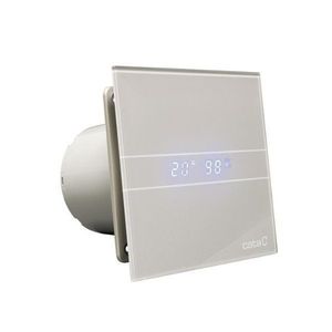 CATA - E-100 GSTH kúpeľňový ventilátor axiálny s automatom, 4W/8W, potrubie 100, striebo 00900600 vyobraziť