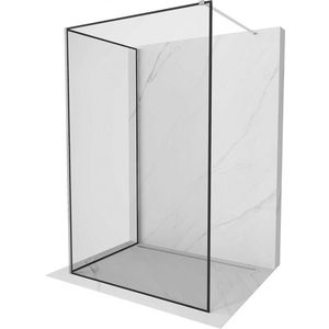 MEXEN/S - Kioto Sprchová zástena WALK-IN 100 x 100 cm, čierny vzor, chróm 800-100-212-01-70-100 vyobraziť