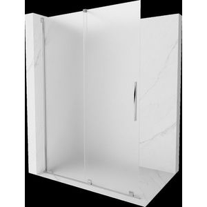 MEXEN/S - Velar Sprchová zástena posuvná Walk-in 130 x 200 cm, dekor 8 mm, chróm 871-130-000-33-01 vyobraziť