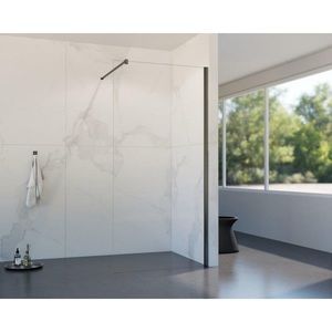 HOPA - Walk-in sprchovací kút LAGOS NEW - Farba rámu - Grafit, Rozmer A - 90 cm BCLAGO90GCN vyobraziť