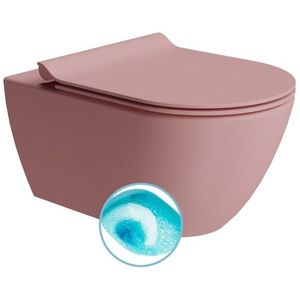 GSI - PURA závesná WC misa, Swirlflush, 36x55cm, blush dual-mat 881524 vyobraziť